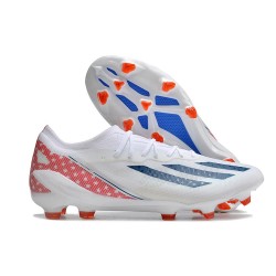 New adidas X Crazyfast Messi.1 FG Cleats White Blue Red