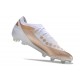 New adidas X Crazyfast Messi.1 FG Cleats White Bronze 
