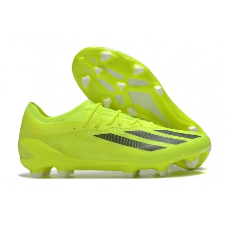 New adidas X Crazyfast Messi.1 FG Cleats Solar Yellow Black