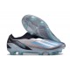 adidas X Crazyfast .1 Laceless FG Argento Metallico Bliss Blu Nero Core