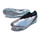 adidas X Crazyfast .1 Laceless FG Argento Metallico Bliss Blu Nero Core