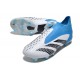 adidas Predator Accuracy+ FG Soccer Cleats White Blue Black
