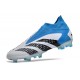 adidas Predator Accuracy+ FG Soccer Cleats White Blue Black