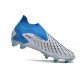 adidas Predator Accuracy+ FG Soccer Cleats White Blue Black