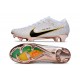 New Nike Air Zoom Mercurial Vapor XV Elite FG White Gold Black