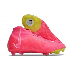 New Nike Phantom Luna Elite FG Cleats Pink Yellow