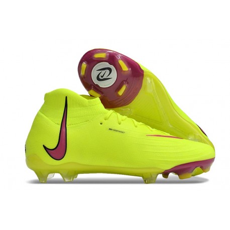 New Nike Phantom Luna Elite FG Cleats Yellow Red