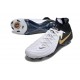 Nike Phantom Luna II Elite FG High Top White Black Metallic Gold Coin