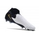 Nike Phantom Luna II Elite FG High Top White Black Metallic Gold Coin