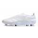 adidas Predator Elite Laceless FG Cleats White Silver