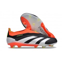 adidas Predator Elite Laceless FG Solar Energy - Core Black Footwear White Solar Red