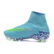 Nike 2016 Mens Boots Hypervenom Phantom II FG ACC Light Blue Green