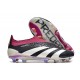 adidas Predator Elite Laceless FG Cleats Black White Purple