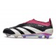 adidas Predator Elite Laceless FG Cleats Black White Purple