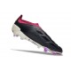 adidas Predator Elite Laceless FG Cleats Black White Purple