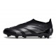 adidas Predator Elite Laceless FG Cleats Nightstrike - Core Black Carbon