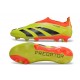 adidas Predator Elite Laceless FG Cleats Yellow Black Red