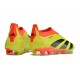 adidas Predator Elite Laceless FG Cleats Yellow Black Red