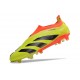 adidas Predator Elite Laceless FG Cleats Yellow Black Red