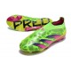 adidas Predator Elite Laceless FG Cleats Generation Pred - Solar Green Shock Pink Lucid Lemon