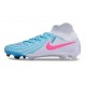 Nike Phantom Luna II Elite FG High Top Blue White Pink