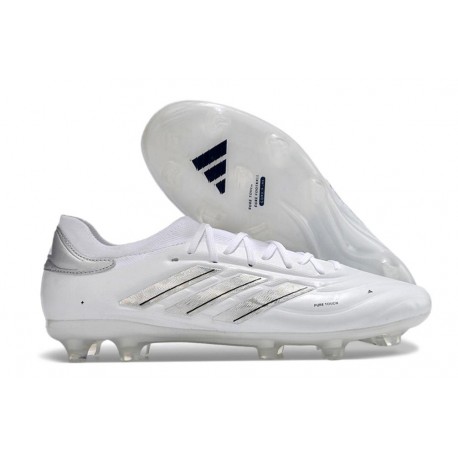 adidas Copa Pure 2 Elite+ FG Pearlized -Footwear White Silver Metallic