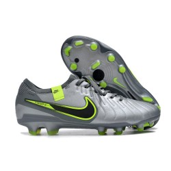 Nike Tiempo Legend 10 Elite FG Grey Black Green