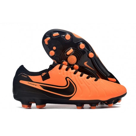 Nike Tiempo Legend 10 Elite FG Orange Black