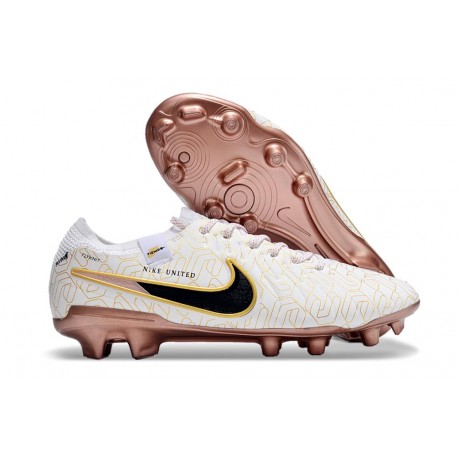 Nike Tiempo Legend 10 Elite FG White Gold Black