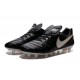 New 2016 Nike Tiempo Legend 6 FG Kangaroo Leather Boots Black White Golden