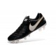 New 2016 Nike Tiempo Legend 6 FG Kangaroo Leather Boots Black White Golden