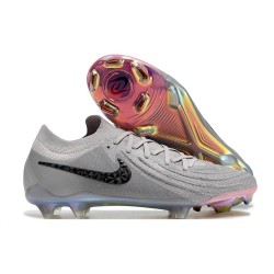 Nike Phantom Luna 2 Elite FG Low Cut Rising Gem - Atmosphere Grey Black