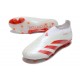 adidas Predator Elite Laceless FG Cleats White Red