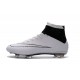 Top New Nike Mercurial Superfly Iv FG Football Cleats White Black