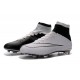 Top New Nike Mercurial Superfly Iv FG Football Cleats White Black