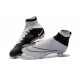 Top New Nike Mercurial Superfly Iv FG Football Cleats White Black