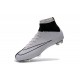 Top New Nike Mercurial Superfly Iv FG Football Cleats White Black