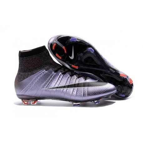 Top New Nike Mercurial Superfly Iv FG Football Cleats Urban Lilac Bright  Mango Black