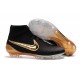 Nike 2016 Magista Obra FG ACC Football Shoes Black Gold