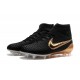 Nike 2016 Magista Obra FG ACC Football Shoes Black Gold