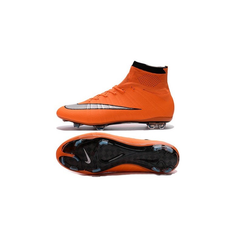 mercurial cleats orange