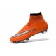 Top New Nike Mercurial Superfly Iv FG Football Cleats Orange Silver