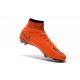 Top New Nike Mercurial Superfly Iv FG Football Cleats Orange Silver