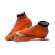 Top New Nike Mercurial Superfly Iv FG Football Cleats Orange Silver