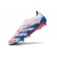 adidas Predator Elite Laceless FG Ftwr White Solar Blue Solar Pink