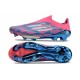 New adidas F50+ Laceless FG Solar Blue Ftwr White Pink