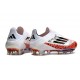 New adidas F50+ X Messi Laceless FG White Red Black