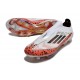 New adidas F50+ X Messi Laceless FG White Red Black