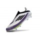 New adidas F50+ Laceless FG X Messi Ftwr White Core Black Unity Purple