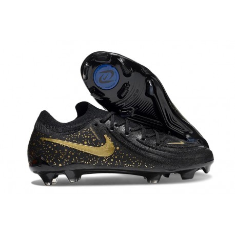 Nike Phantom Luna 2 Elite FG Low Cut Black Metallic Gold Coin